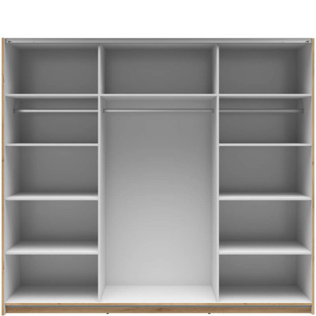 SZF/220/M TETRIX BRW Sliding Door Wardrobe