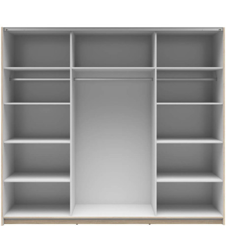 SZF/220/M TETRIX BRW Sliding Door Wardrobe