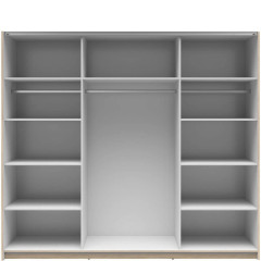 SZF/220/M TETRIX BRW Sliding Door Wardrobe