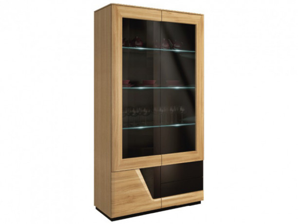 SMART Dual Left Glass-Fronted Cabinet MEBIN