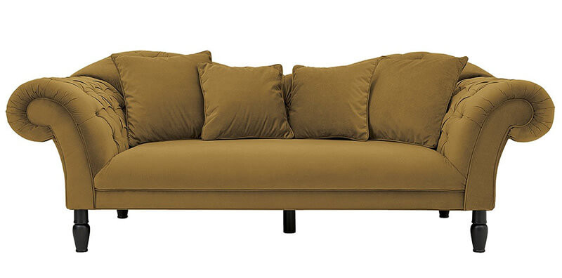 CUPIDO 3S BRW 3 Seater Sofa