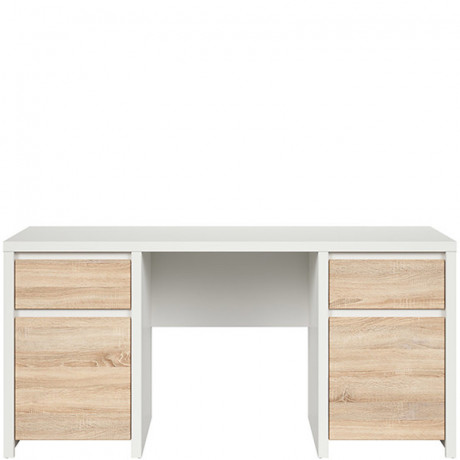 BIU2D2S/160 KASPIAN BRW (white) Desk