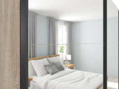 SZF/220/2M TETRIX BRW Sliding Door Wardrobe