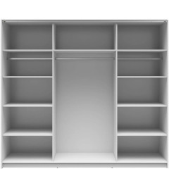 SZF/220/2M TETRIX BRW Sliding Door Wardrobe