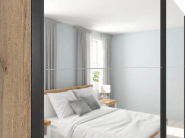 SZF/220/2M TETRIX BRW Sliding Door Wardrobe