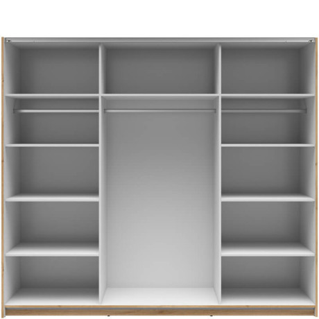 SZF/220/2M TETRIX BRW Sliding Door Wardrobe
