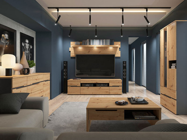 RTV2D1S/5/19 MEMPHIS BRW TV Cabinet