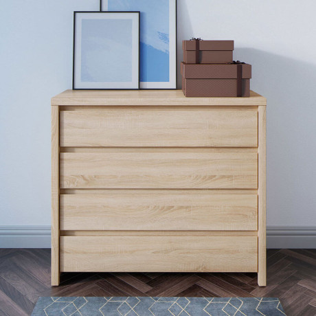 KOM4S KASPIAN BRW (sonoma) Chest of Drawers