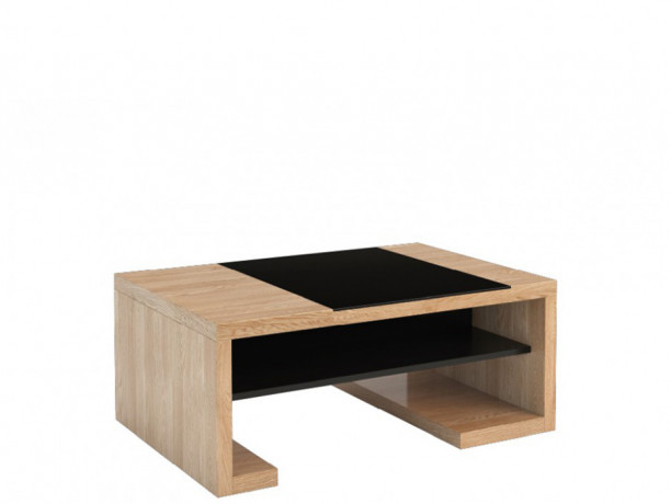 CORINO High Coffee Table with Glass Top MEBIN