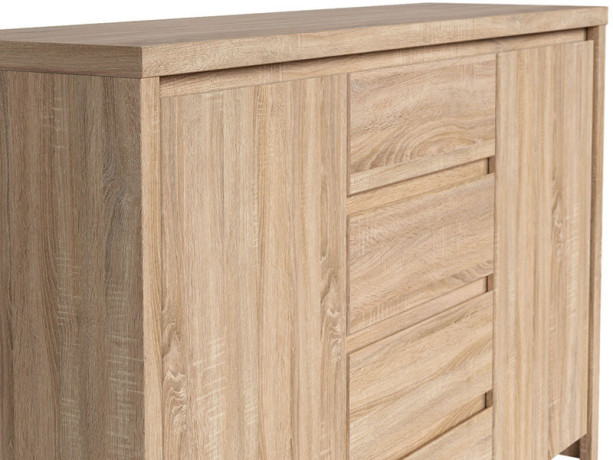 KOM2D4S KASPIAN BRW (sonoma) Dresser