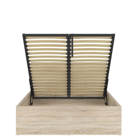 LOZ/140/B TETRIX BRW Bed 140 with a Lifting Mechanism 1