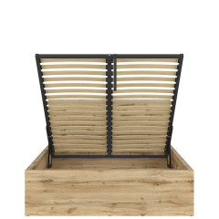 LOZ/140/B TETRIX BRW Bed 140 with a Lifting Mechanism 1