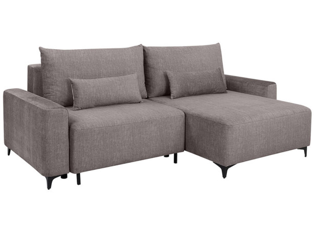 KAMARI LUX 2DL BRW Corner Sofa Bed Beige