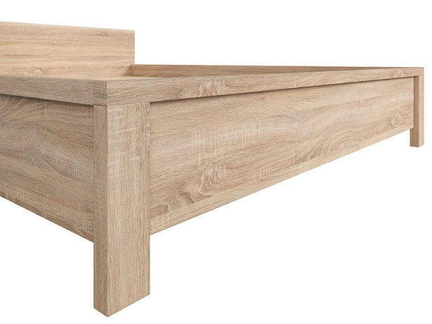 LOZ/160 KASPIAN BRW (sonoma) King Size Bed