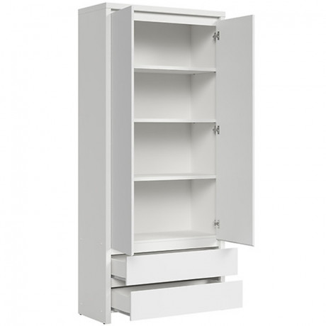 REG2D2S KASPIAN BRW (white) Tall Cabinet