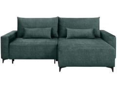 KAMARI LUX 2DL BRW Corner Sofa Bed Green