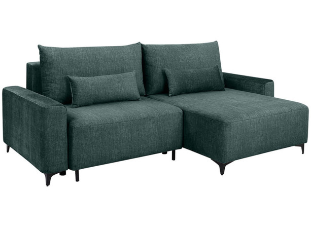 KAMARI LUX 2DL BRW Corner Sofa Bed Green
