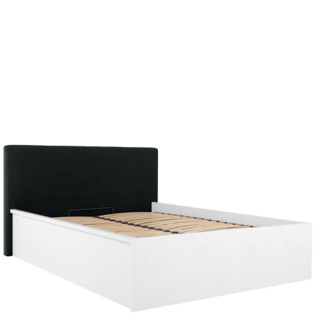 LOZ/140/B/T TETRIX BRW Bed 140 with a Soft Headboard and Lifting Mechanism 1