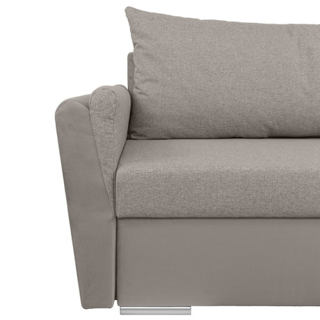 GALUN LUX 2DL BRW Corner Sofa Bed Beige