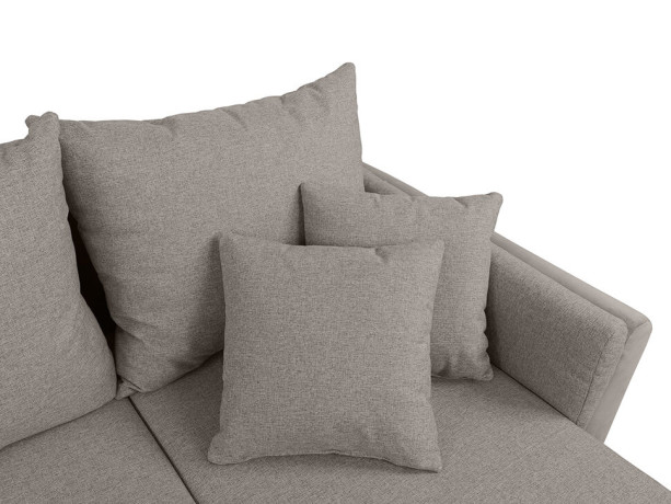 GALUN LUX 2DL BRW Corner Sofa Bed Beige