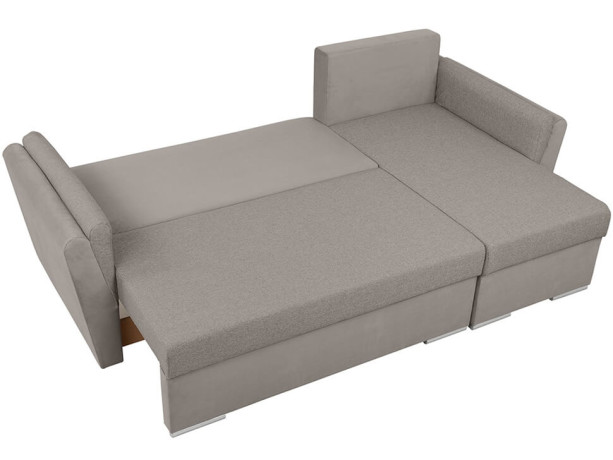 GALUN LUX 2DL BRW Corner Sofa Bed Beige