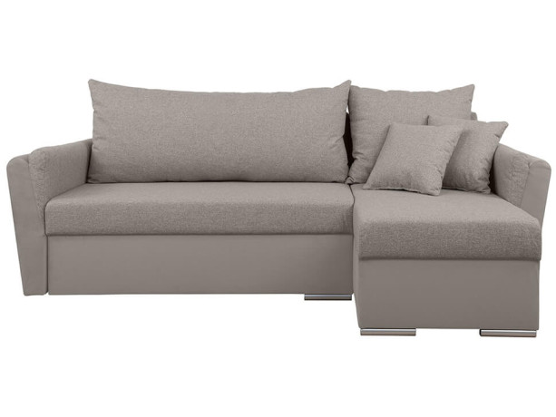 GALUN LUX 2DL BRW Corner Sofa Bed Beige