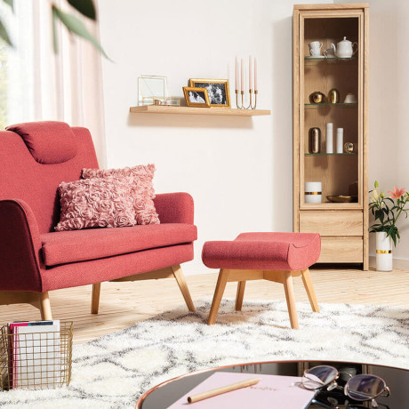 POL/100 KASPIAN BRW (sonoma) Shelf