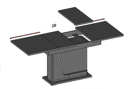 SMART Unfolded Table MEBIN
