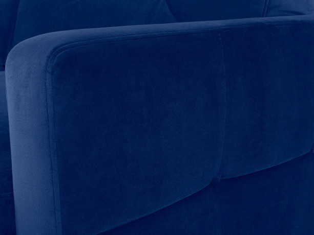 NORET LUX 3DL BRW 3 Seater Sofa Blue