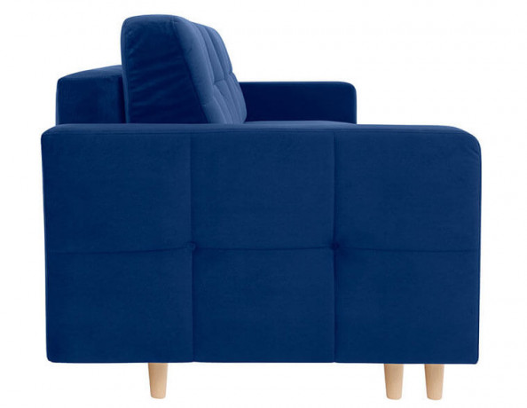 NORET LUX 3DL BRW 3 Seater Sofa Blue