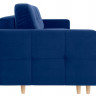 NORET LUX 3DL BRW 3 Seater Sofa Blue