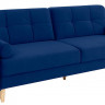 NORET LUX 3DL BRW 3 Seater Sofa Blue