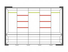 CORINO 5D High Wardrobe MEBIN
