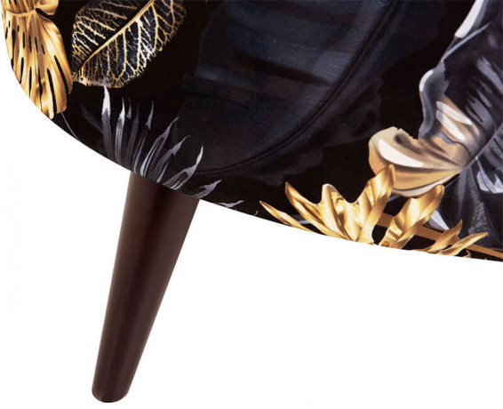 EMILLY H BRW Pouf Print Glamour