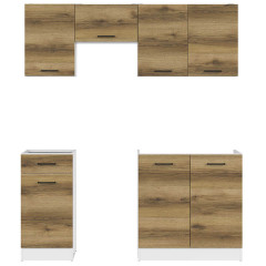 JUNONA LINE 170 BBL Kitchen Set Light Delano Oak