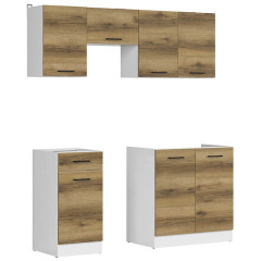 JUNONA LINE 170 BBL Kitchen Set Light Delano Oak