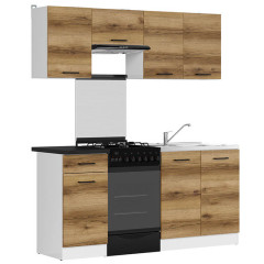 JUNONA LINE 170 BBL Kitchen Set Light Delano Oak