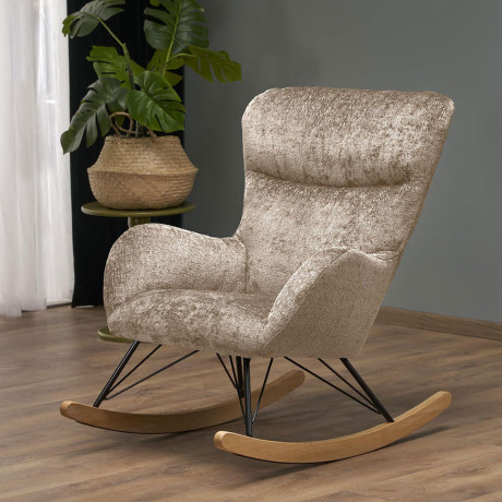 CASTRO HALMAR Rocking Armchair Beige