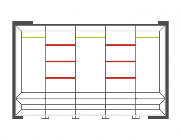 CORINO 5D Wardrobe MEBIN