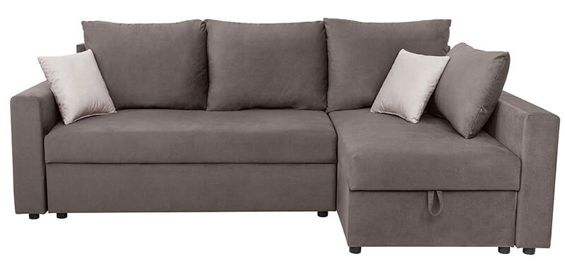 PRZEMEK IV LUX 3DL BRW Corner Sofa Bed Taupe