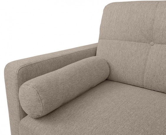 NORET LUX 3DL BRW 3 Seater Sofa Beige