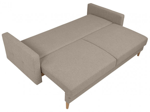 NORET LUX 3DL BRW 3 Seater Sofa Beige
