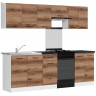 JUNONA LINE 230 ZBL Kitchen Set Dark Delano Oak