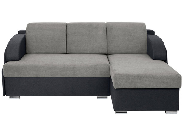 MERIN LUX 3DL BRW Corner Sofa Bed Grey
