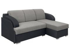 MERIN LUX 3DL BRW Corner Sofa Bed Grey