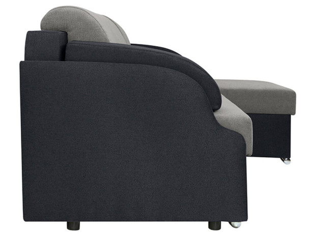 MERIN LUX 3DL BRW Corner Sofa Bed Grey