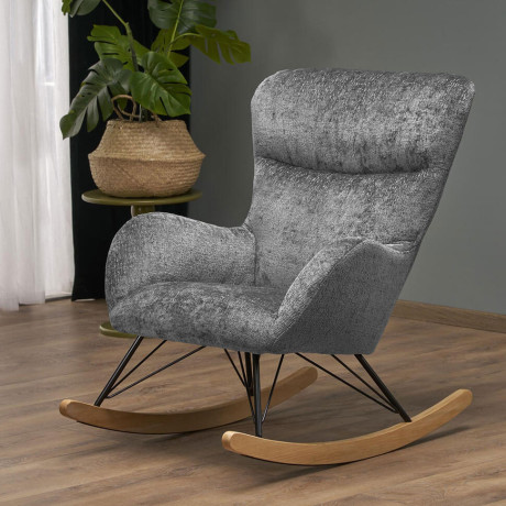 CASTRO HALMAR Rocking Armchair Grey