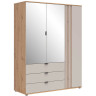 SZF1D2M3S BREVAS BRW Mirrored Wardrobe