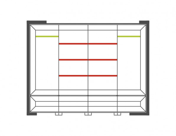 CORINO 4D Wardrobe MEBIN