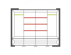 CORINO 4D Wardrobe MEBIN